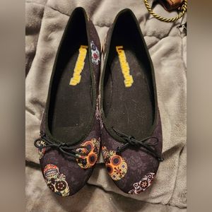 Sugar Skull ballet flats